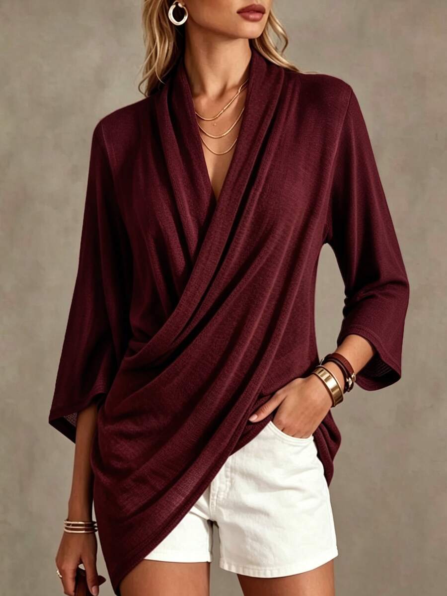 Blusa Casual Elegante