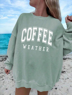 Sweater Coffee – Verde menta – Jo Boutique