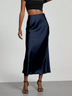 Falda Satín Venezzia – vista 90 – Jo Boutique