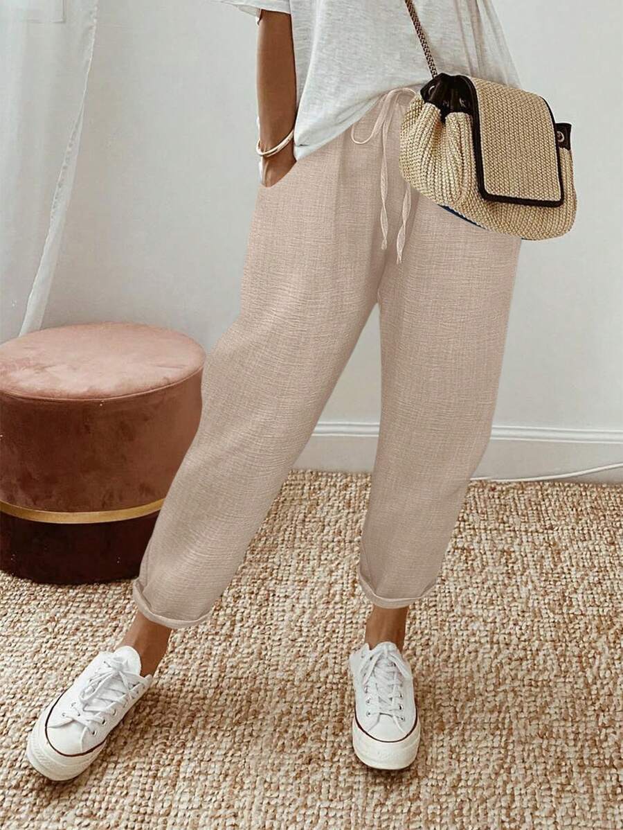 Pantalón Cónico – Beige claro – Jo Boutique