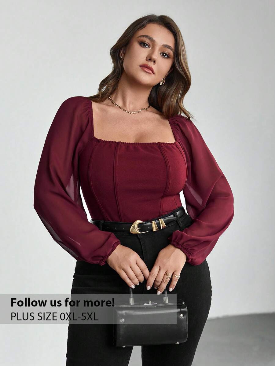 Blusa Jeni – Burdeos – Jo Boutique