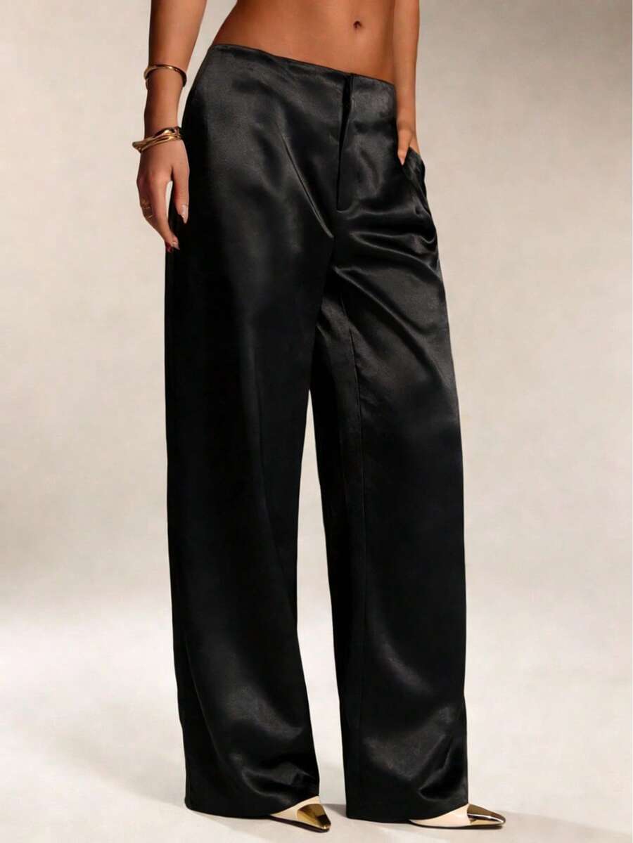 Pantalones Satín