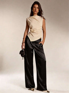 Pantalones Satín