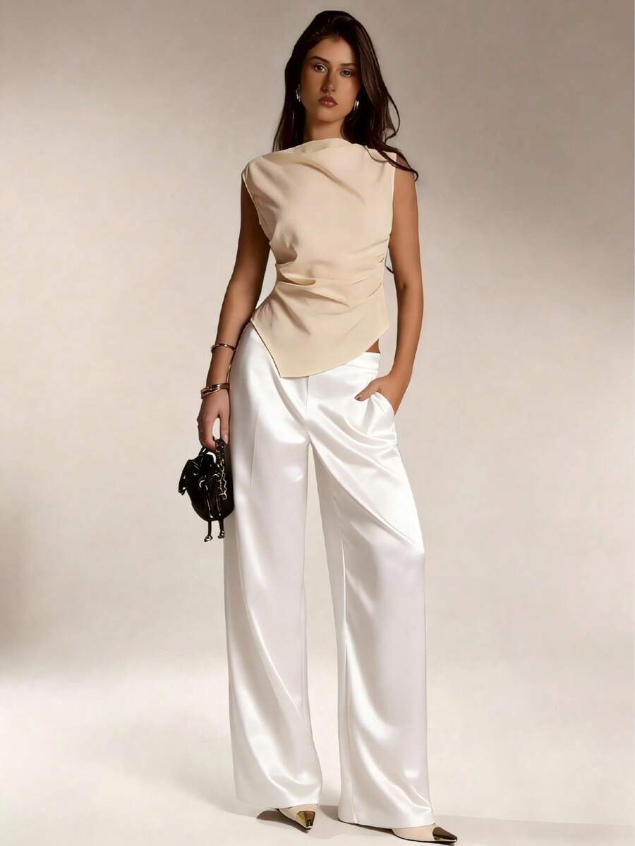 Pantalones Satín