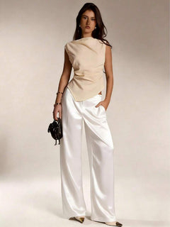 Pantalones Satín