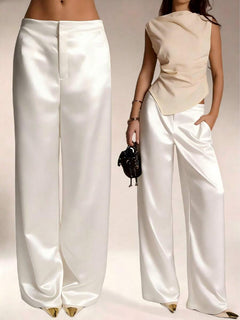 Pantalones Satín