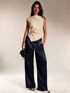 Pantalones Satín
