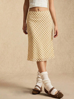 Falda Polka Dot – Amarillo – Jo Boutique