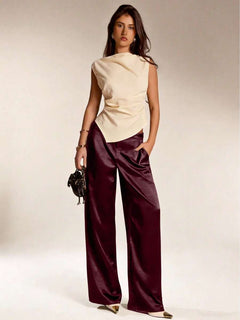 Pantalones Satín