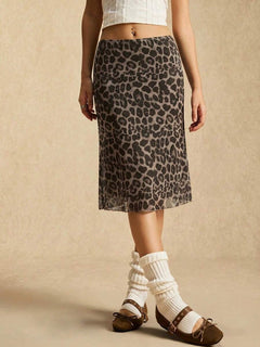 Falda Polka Dot – Marrón – Jo Boutique