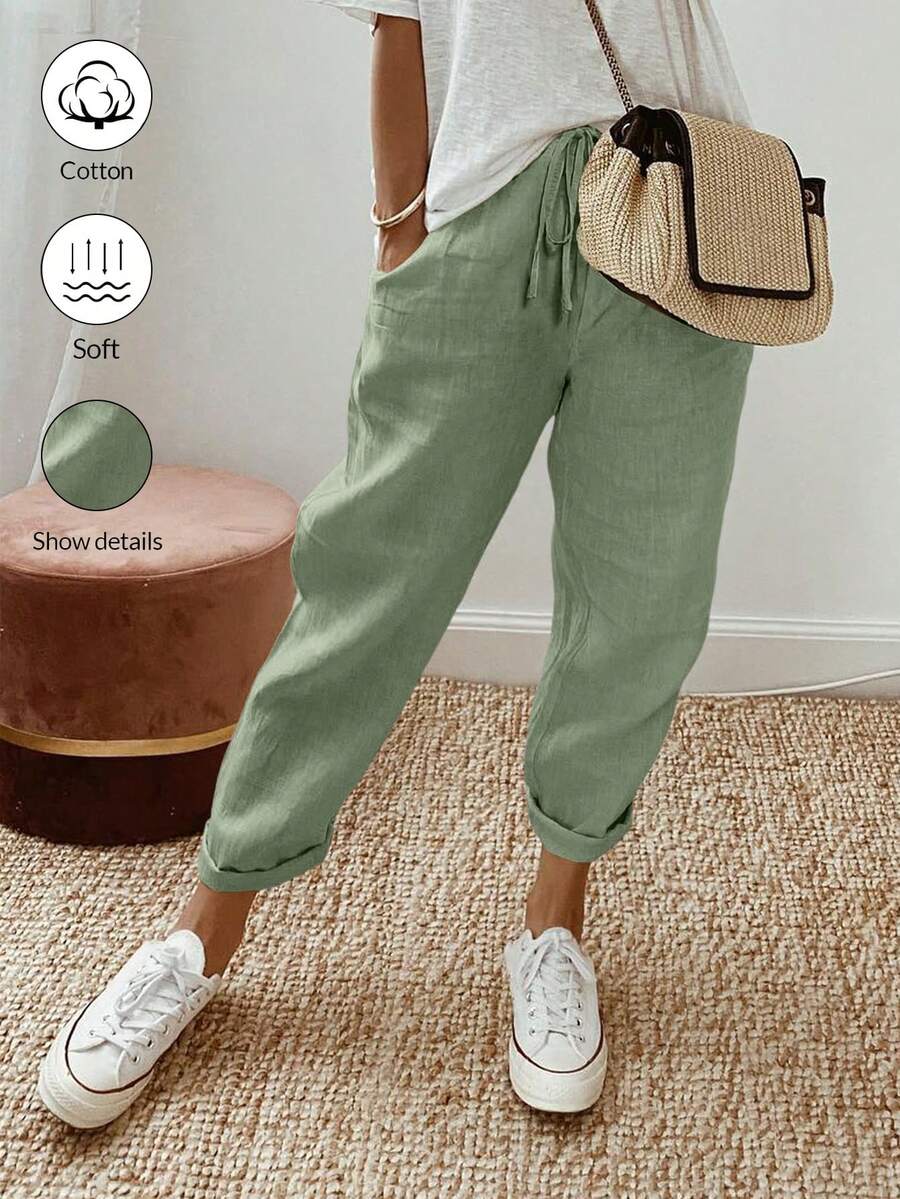 Pantalón Cónico – Verde menta – Jo Boutique