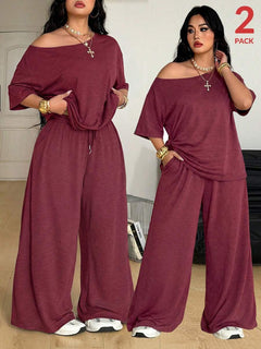 Conjunto Mónica – Burdeos liso – Jo Boutique