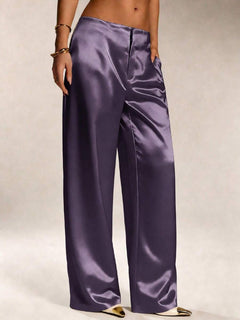 Pantalones Satín