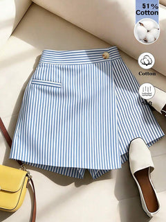 Falda Sicilia – Azul y blanco – Jo Boutique