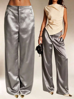 Pantalones Satín
