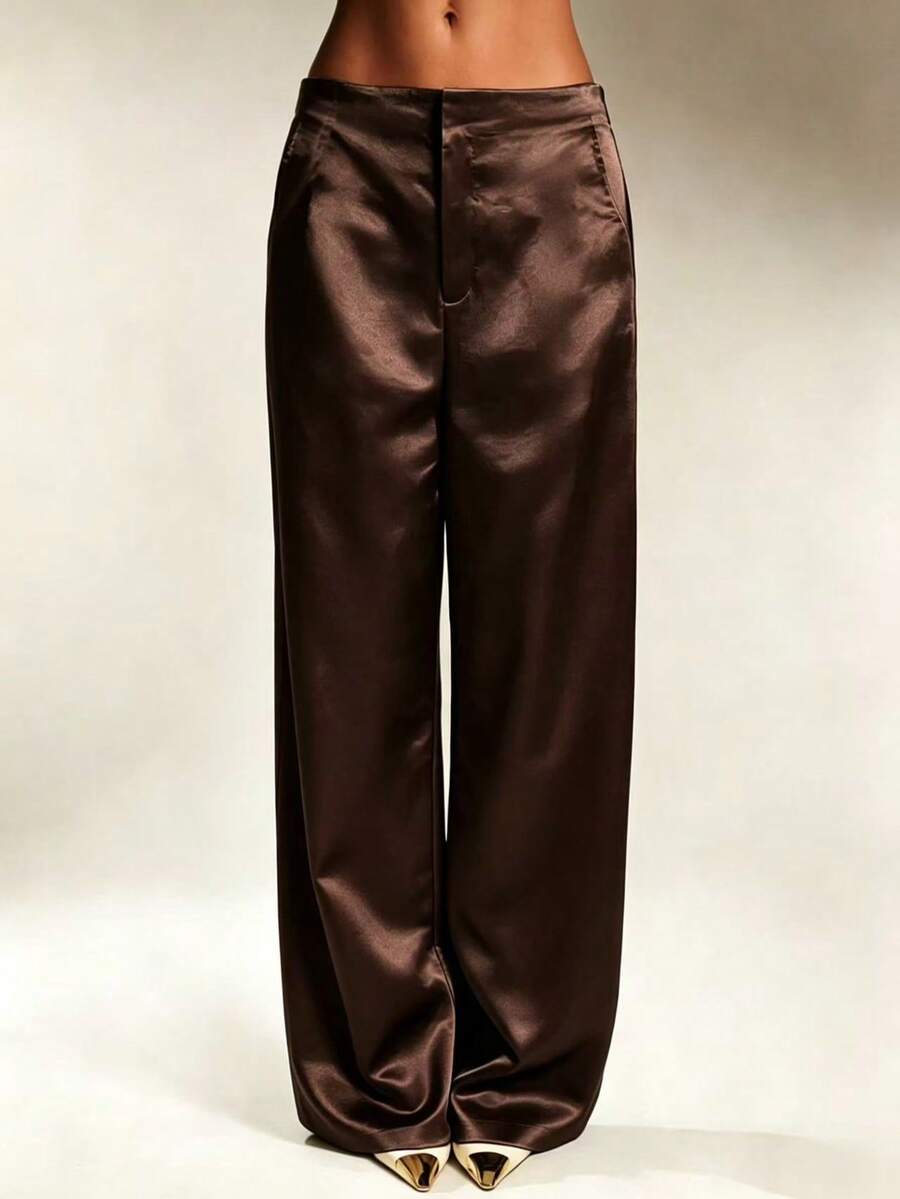 Pantalones Satín