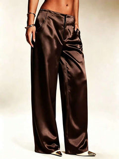 Pantalones Satín