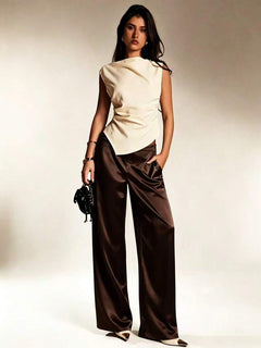 Pantalones Satín