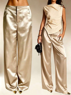 Pantalones Satín