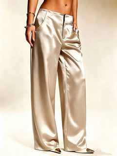 Pantalones Satín