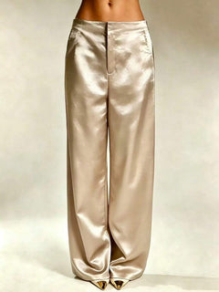 Pantalones Satín