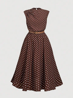 Vestido Lunares – vista 2 – Jo Boutique