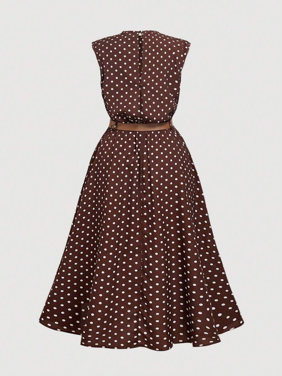 Vestido Lunares – vista 3 – Jo Boutique