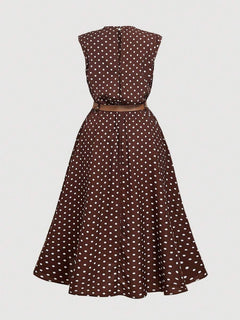 Vestido Lunares – vista 3 – Jo Boutique