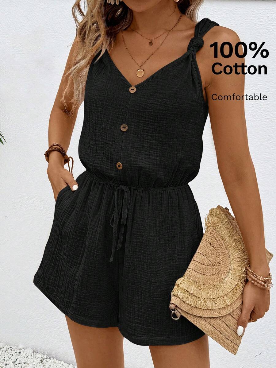 Mono Frency – Negro con botones – Jo Boutique
