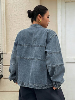 Chaqueta Mezclilla Pía – vista 2 – Jo Boutique