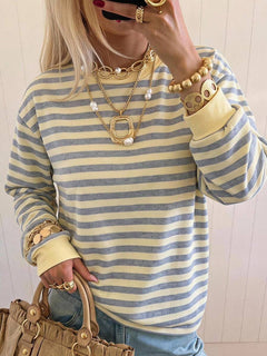 Sweater Stripped – Amarillo – Jo Boutique