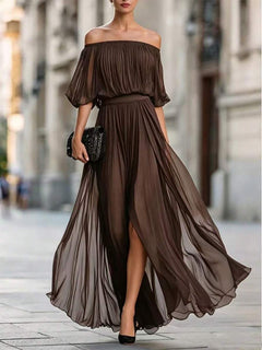 Vestido Rosy – Café – Jo Boutique