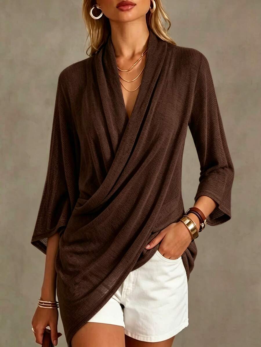 Blusa Casual Elegante