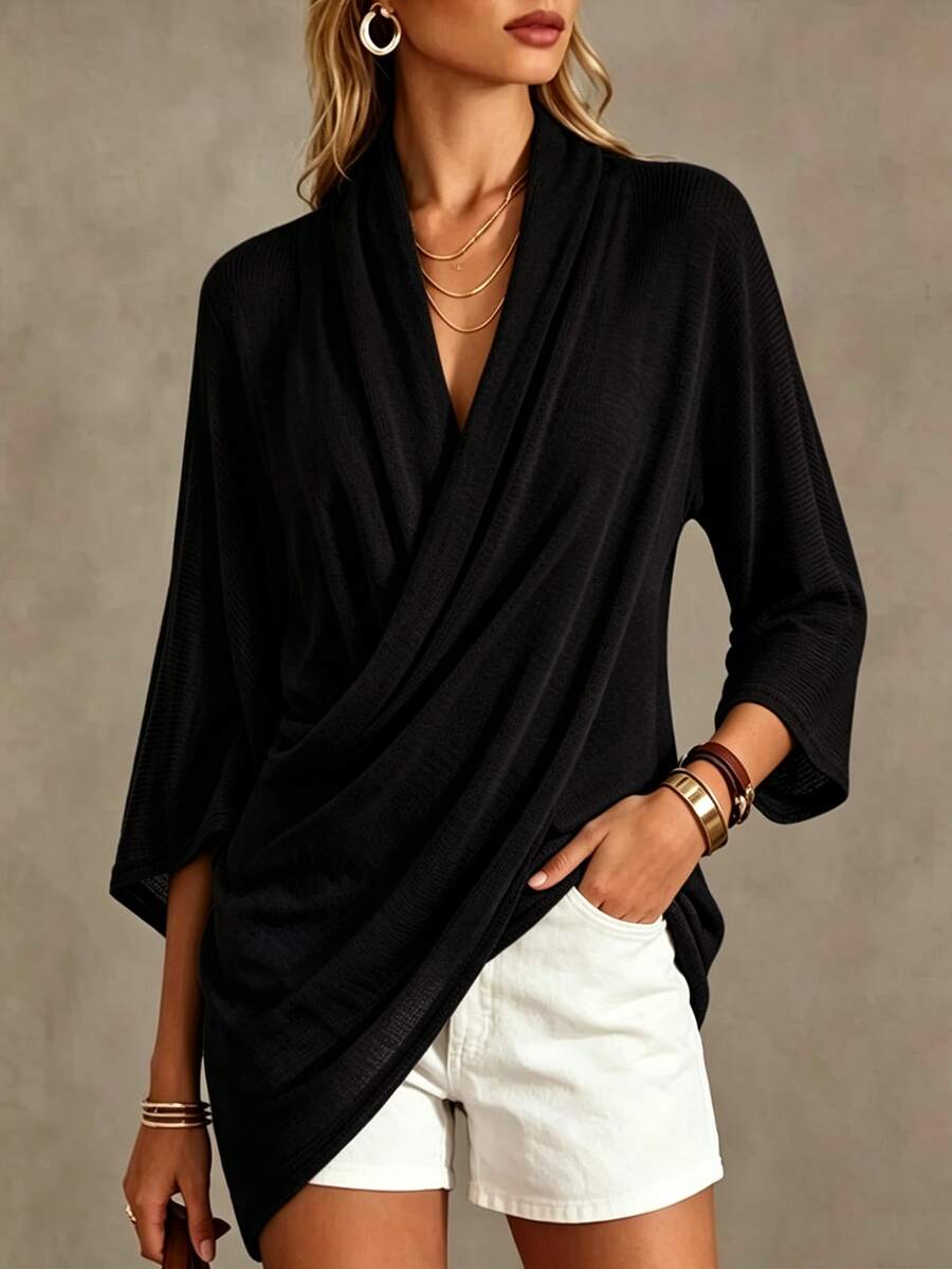 Blusa Casual Elegante