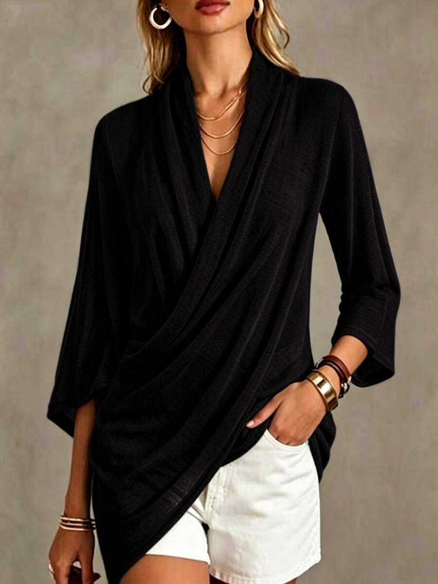 Blusa Casual Elegante