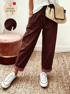 Pantalón Cónico – Burdeos – Jo Boutique