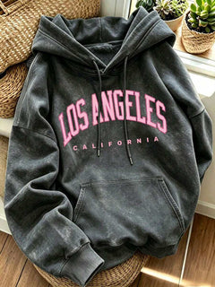 Hoodie LA – Negro – Jo Boutique