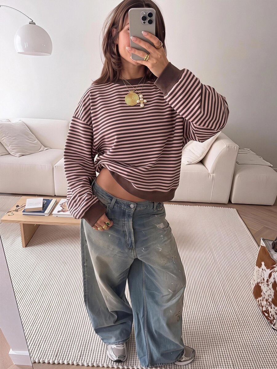 Sweater Stripped – vista 92 – Jo Boutique