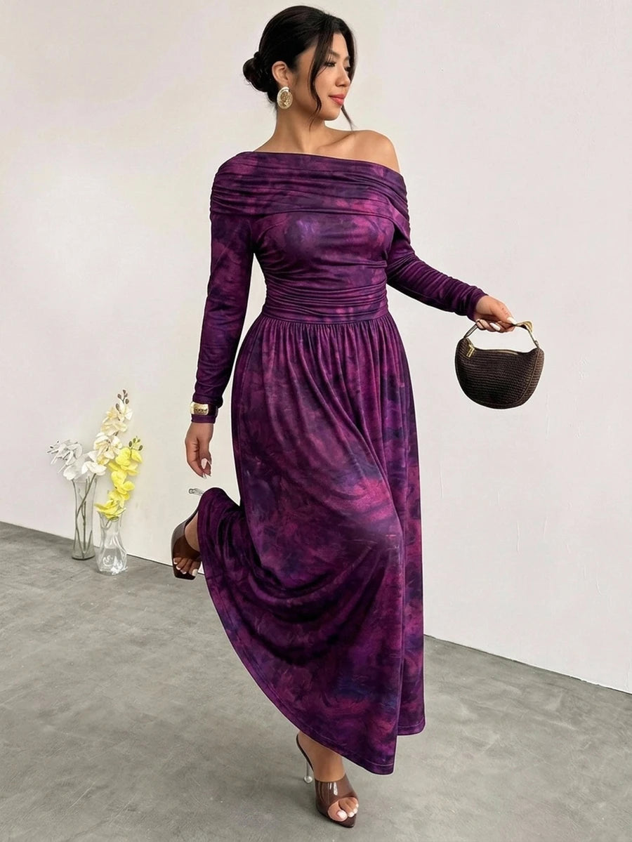 Vestido Belen – Tie Dye Morado – Jo Boutique