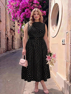 Vestido Lunares – Negro – Jo Boutique