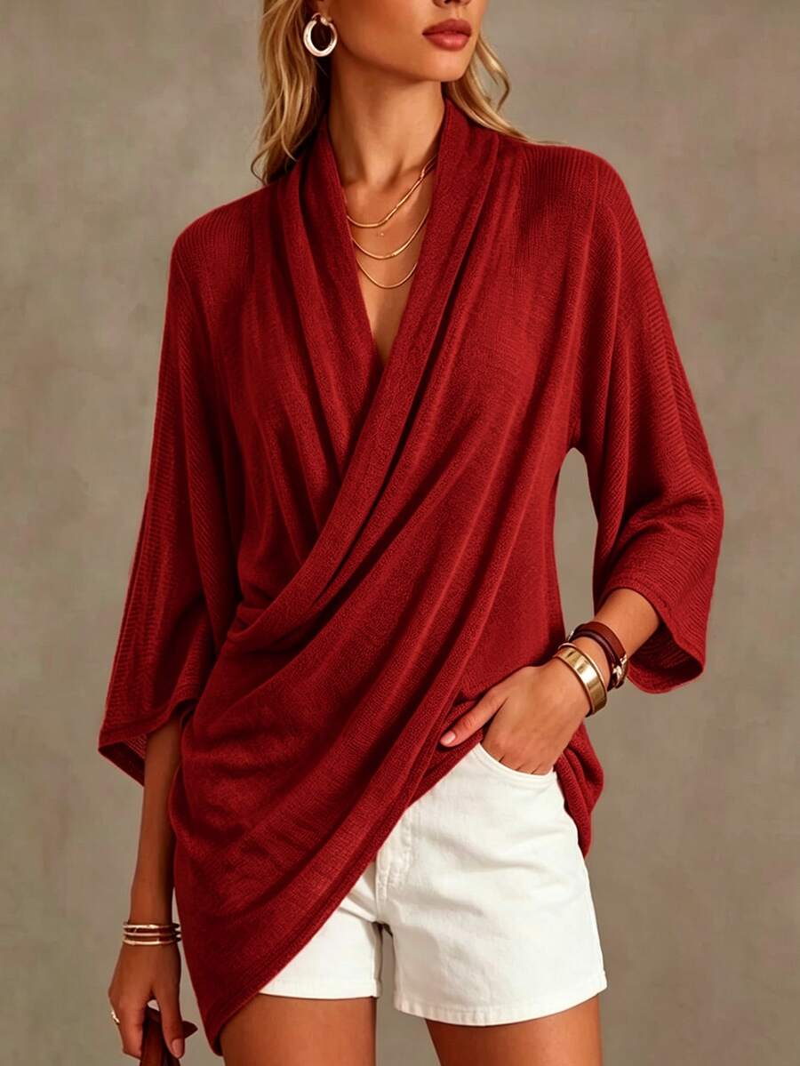 Blusa Casual Elegante