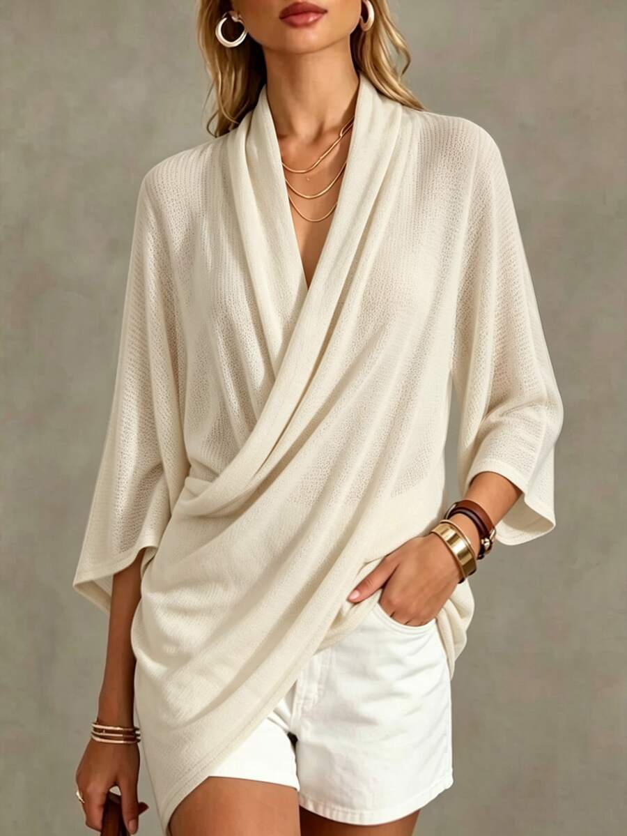 Blusa Casual Elegante