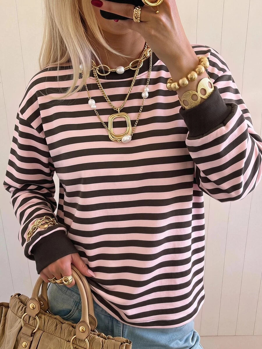 Sweater Stripped – Rosa – Jo Boutique