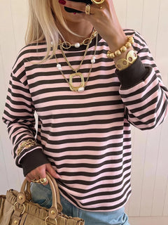 Sweater Stripped – Rosa – Jo Boutique