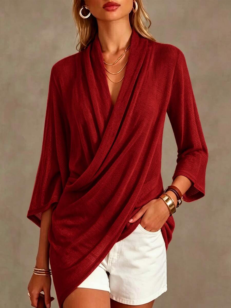 Blusa Casual Elegante