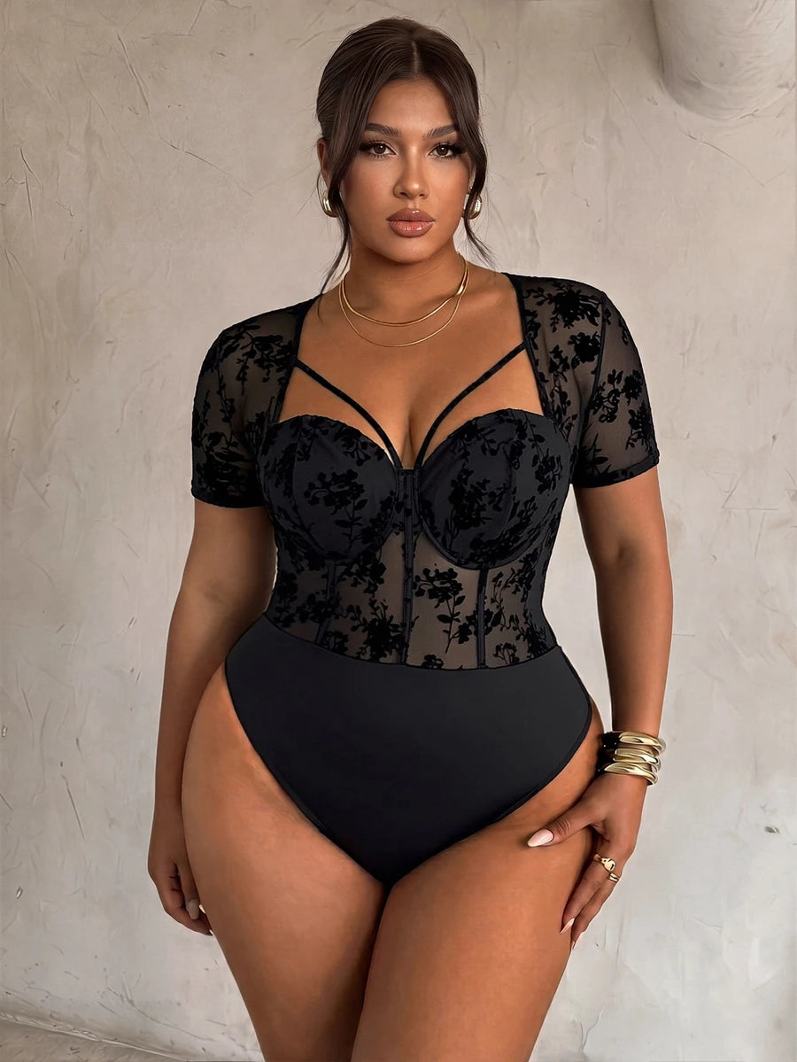 Body Teresa – Negro encaje – Jo Boutique